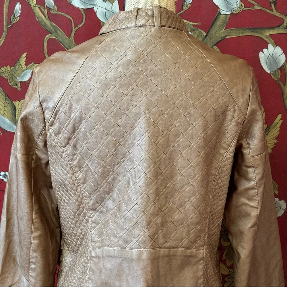 Women’s “J2” Faux Leather Jacket | #P8 - Picture 8 of 15